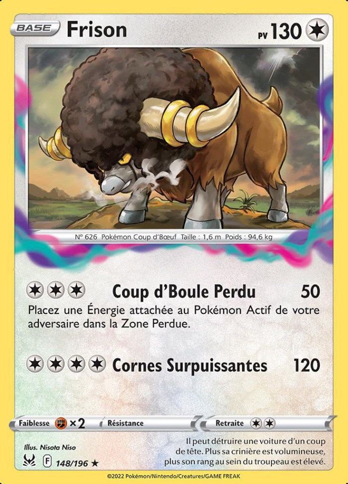 Carte Pokémon: Frison