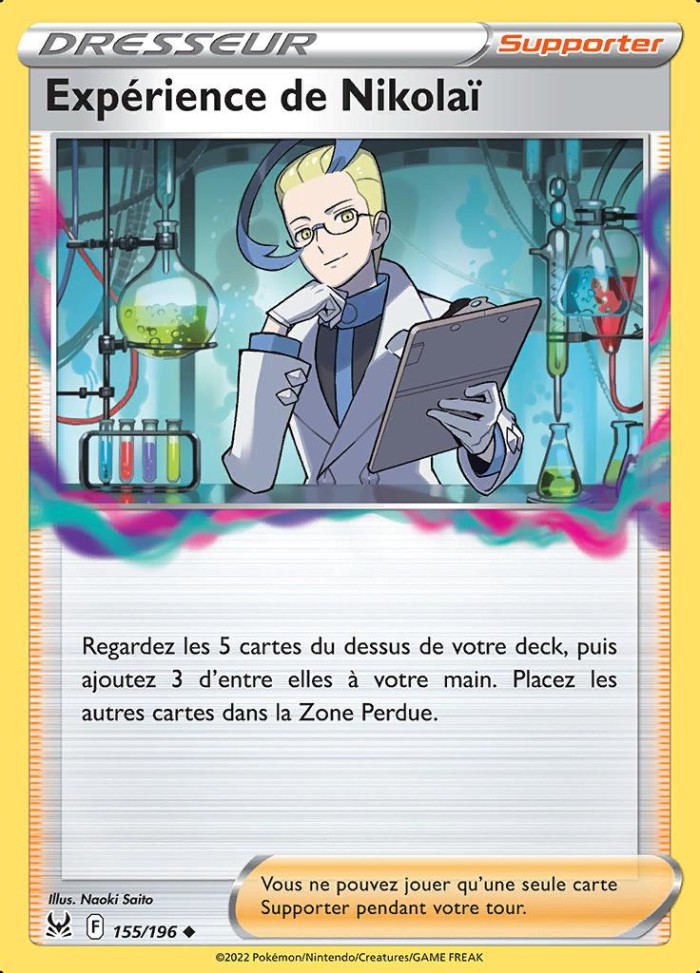 Carte Pokémon: Expérience de Nikolaï