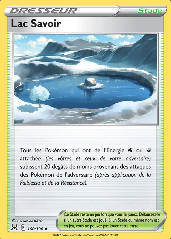 Carte Pokémon: Lac Savoir