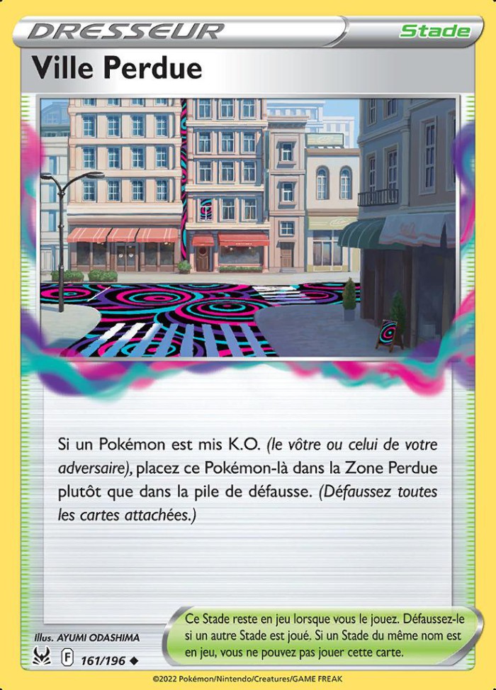 Carte Pokémon: Ville Perdue