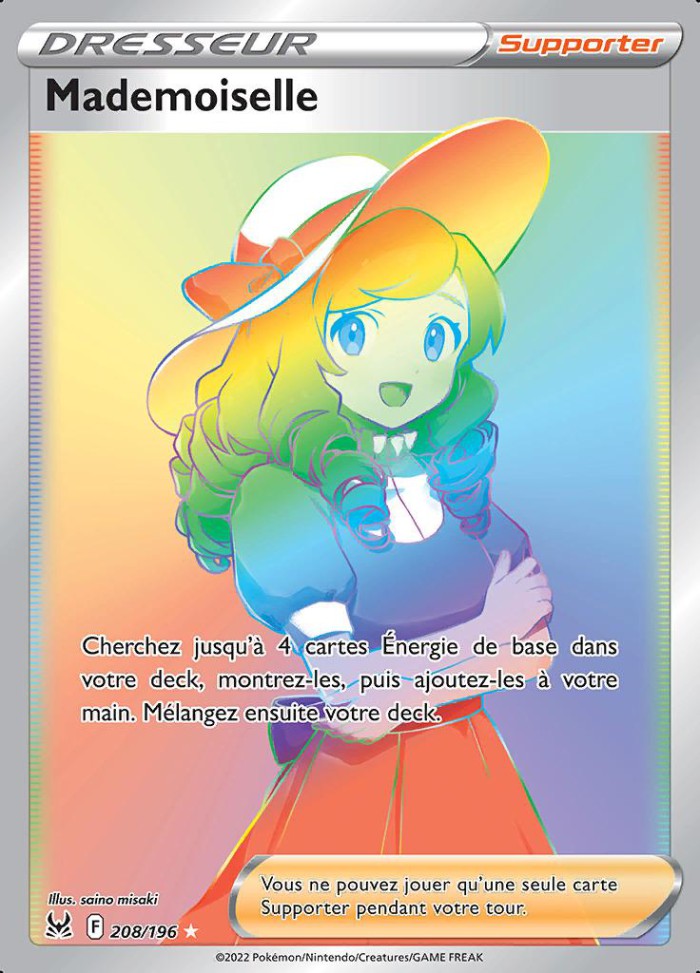 Carte Pokémon: Mademoiselle