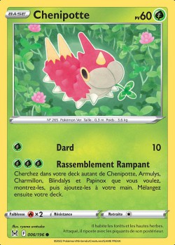 Carte Pokémon: Chenipotte