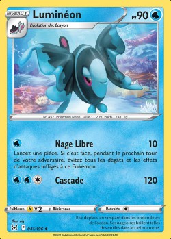 Carte Pokémon: Luminéon