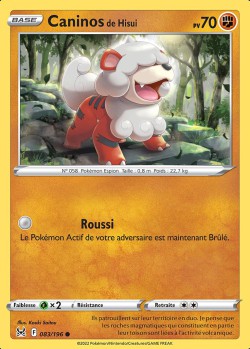 Carte Pokémon: Caninos de Hisui