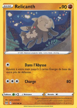 Carte Pokémon: Relicanth