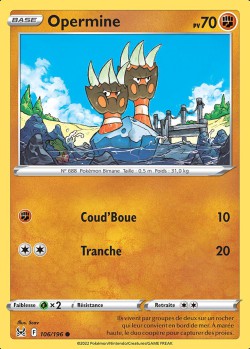 Carte Pokémon: Opermine