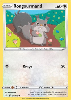 Carte Pokémon: Rongourmand