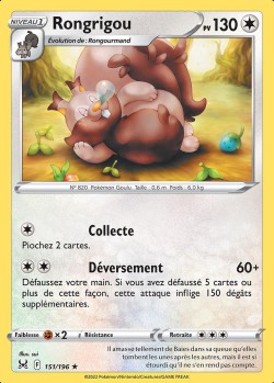 Carte Pokémon: Rongrigou