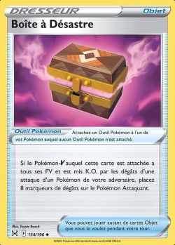 Carte Pokémon: Boîte à Désastre