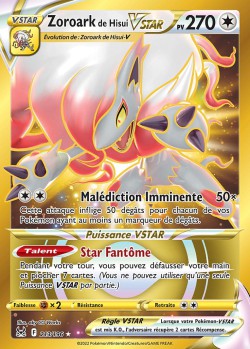 Carte Pokémon: Zoroark de Hisui VSTAR