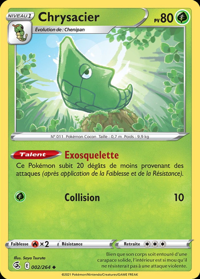 Carte Pokémon: Chrysacier