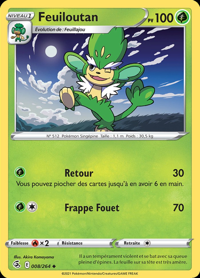 Carte Pokémon: Feuiloutan