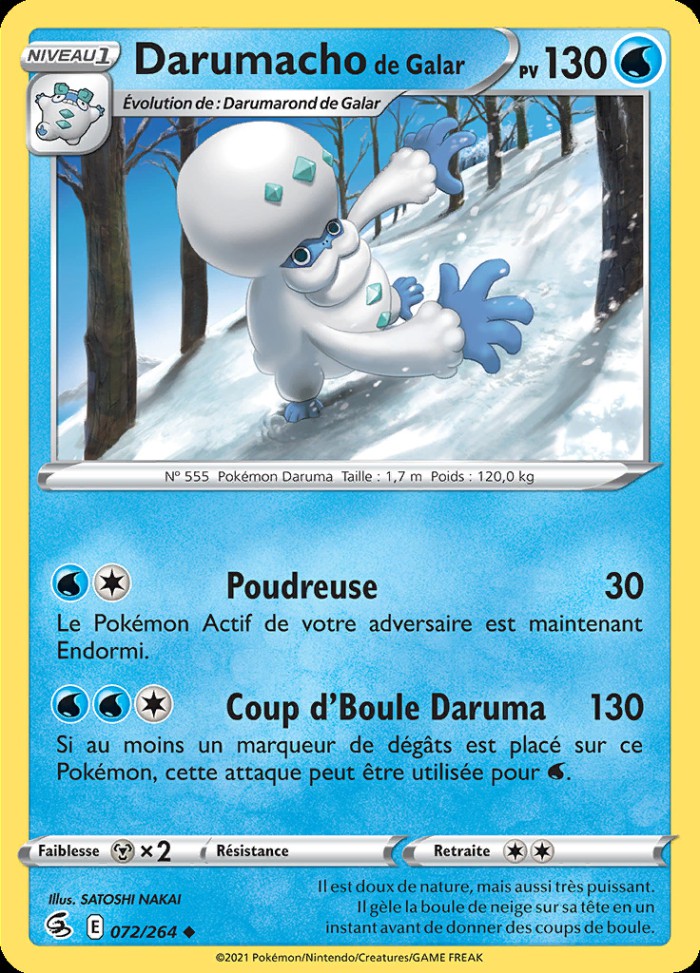 Carte Pokémon: Darumacho de Galar