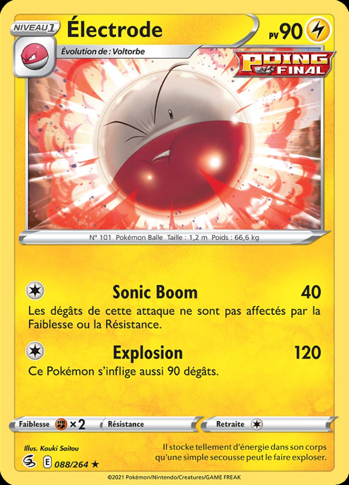 Carte Pokémon: Électrode