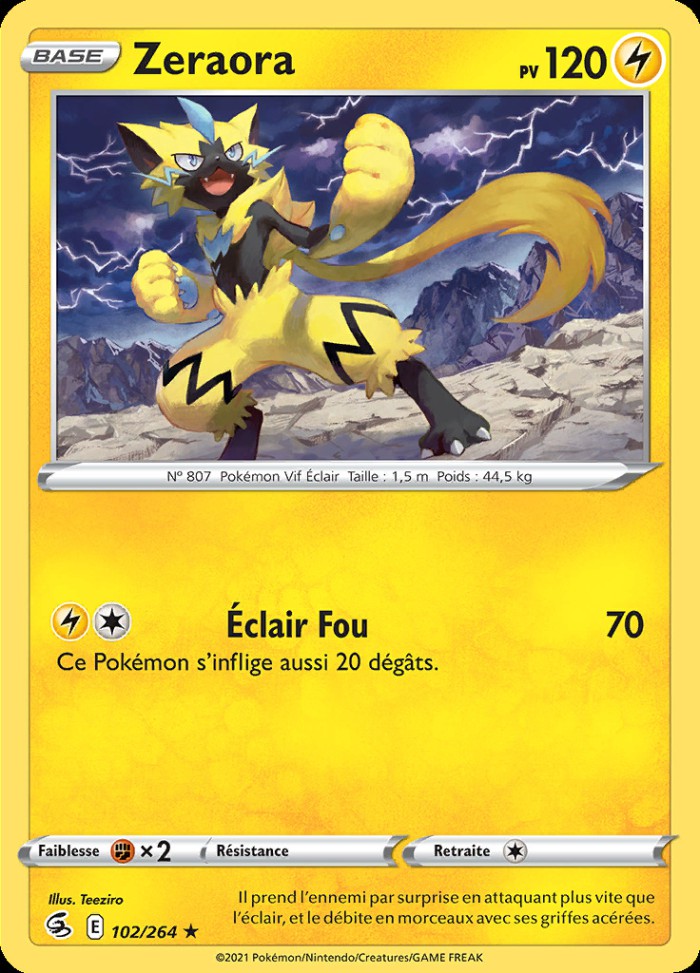 Carte Pokémon: Zeraora