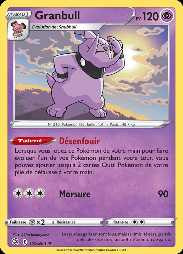 Carte Pokémon: Granbull