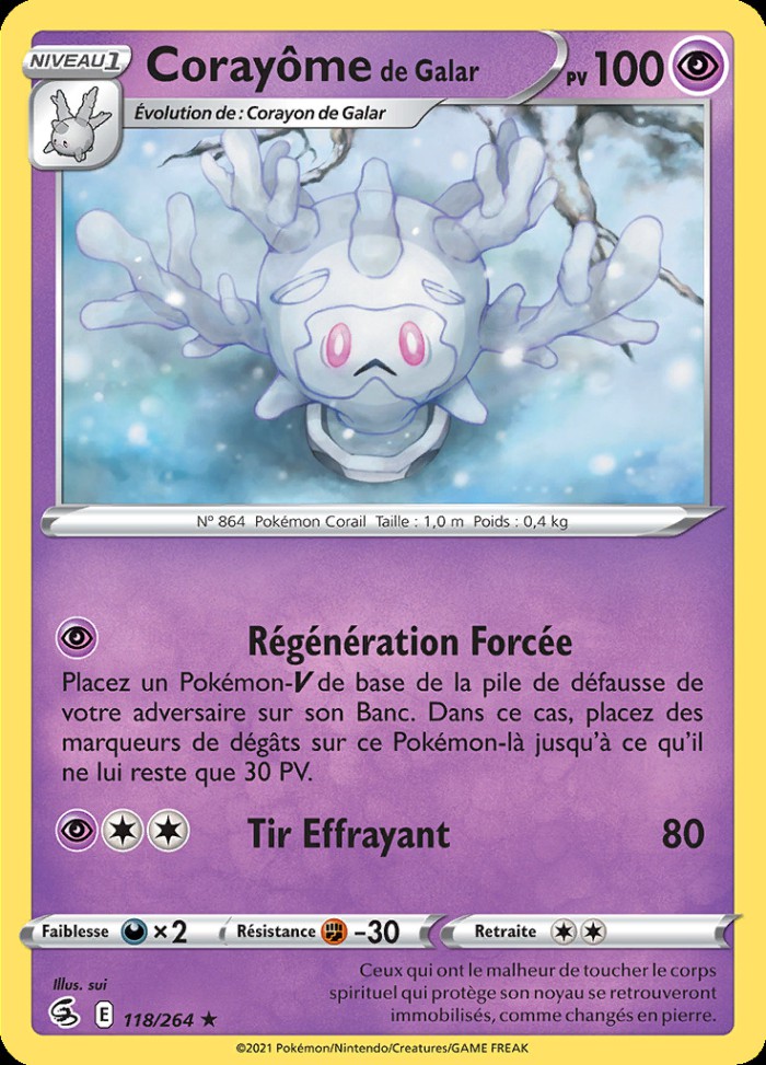 Carte Pokémon: Corayôme de Galar