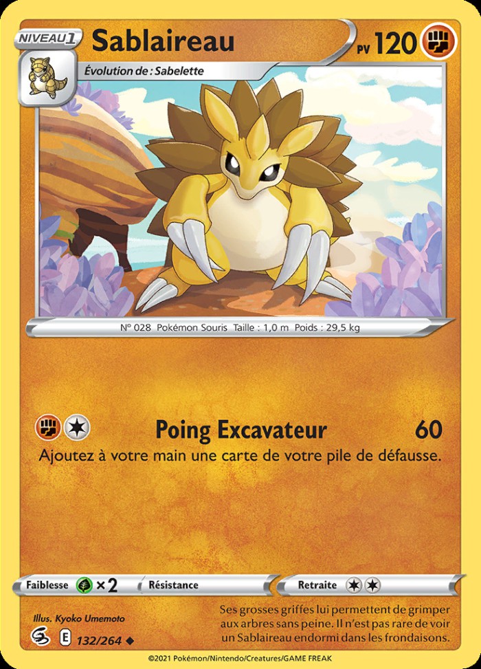 Carte Pokémon: Sablaireau