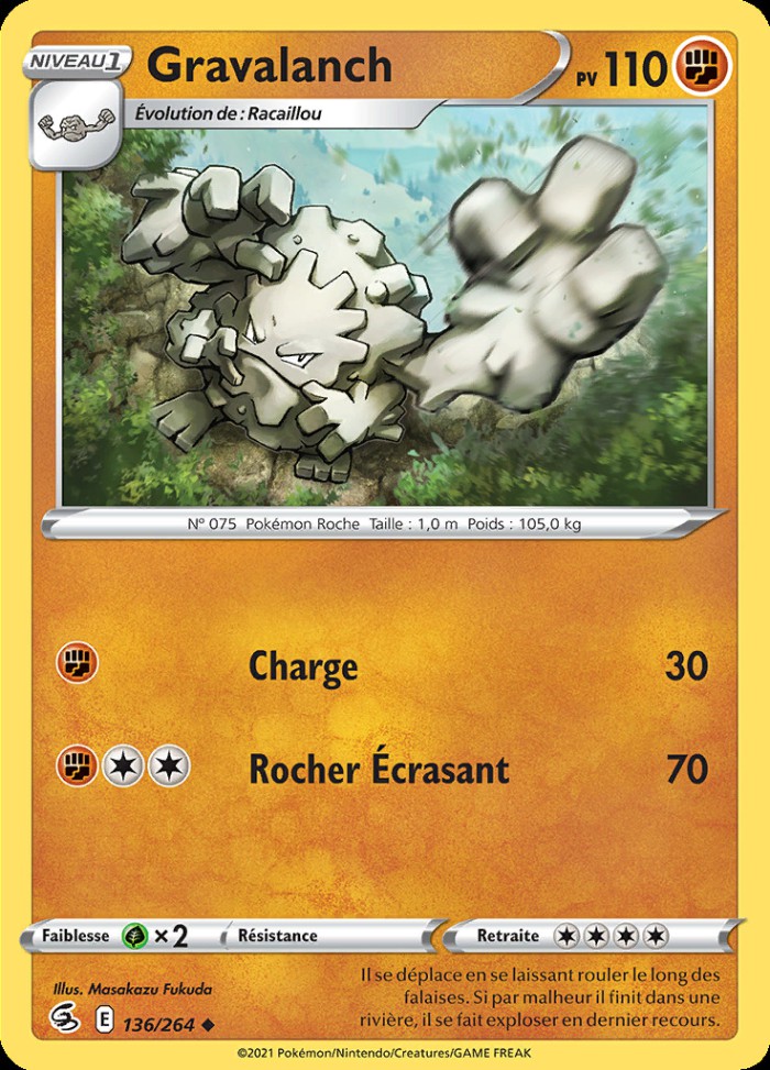 Carte Pokémon: Gravalanch