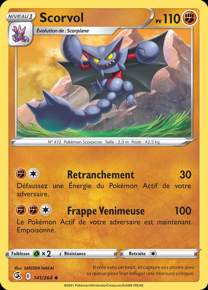 Carte Pokémon: Scorvol