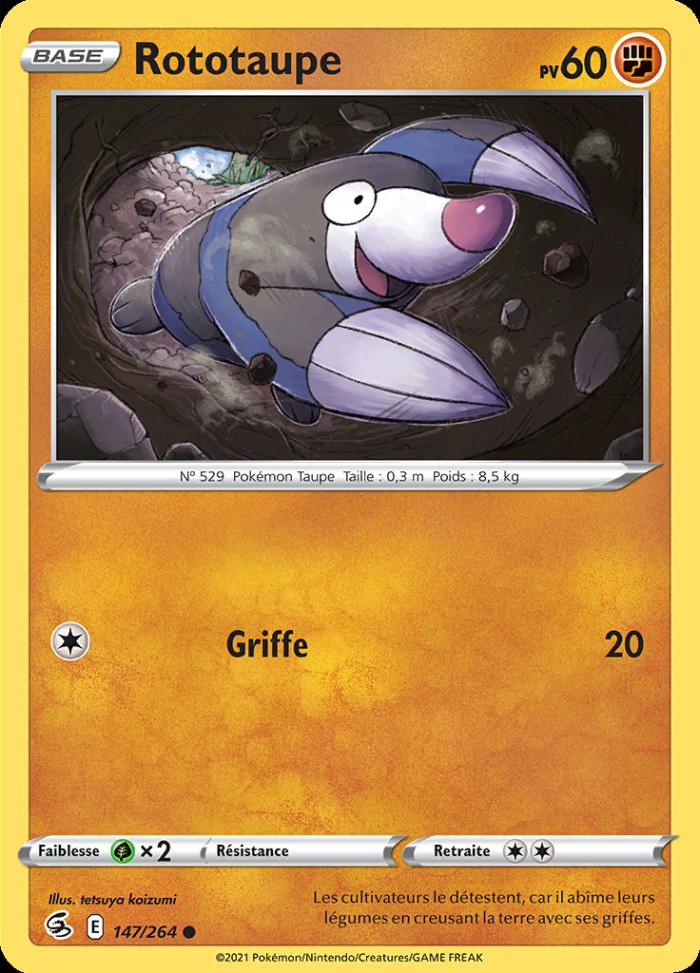 Carte Pokémon: Rototaupe