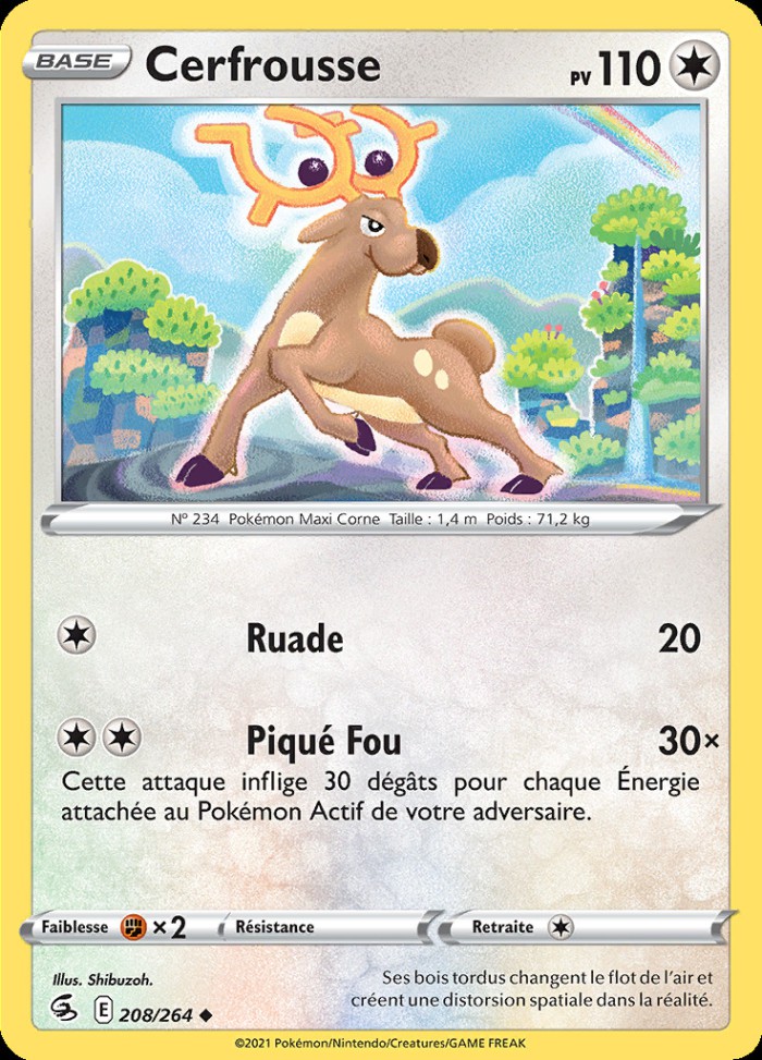 Carte Pokémon: Cerfrousse