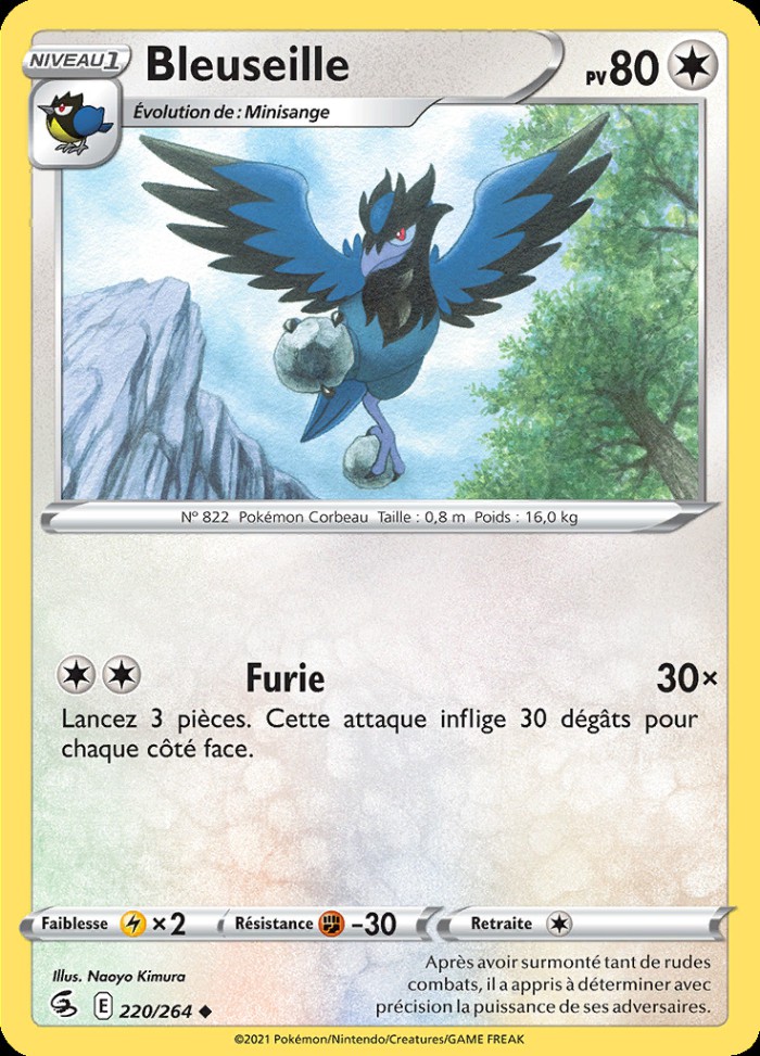 Carte Pokémon: Bleuseille