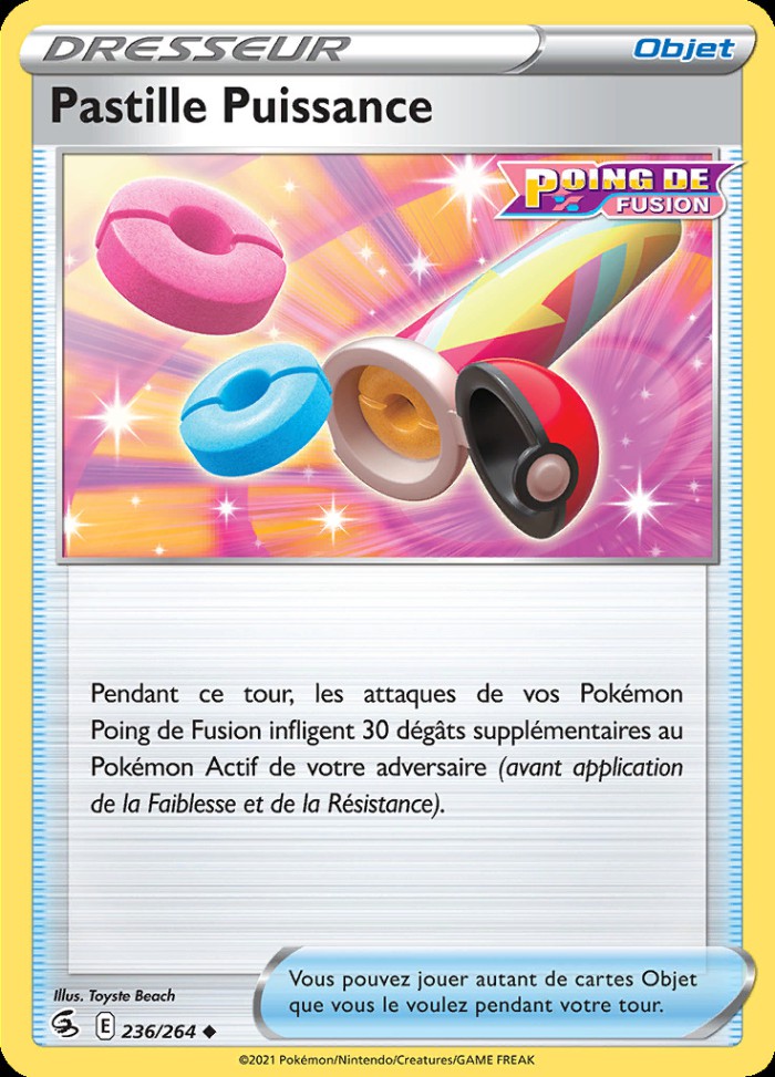 Carte Pokémon: Pastille Puissance