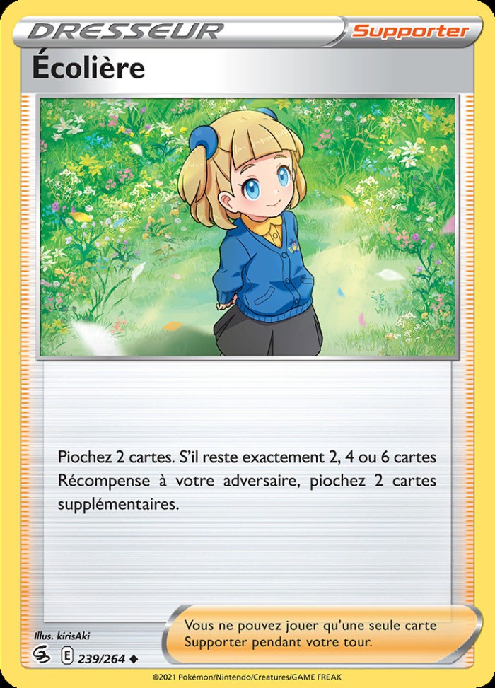 Carte Pokémon: Écolière