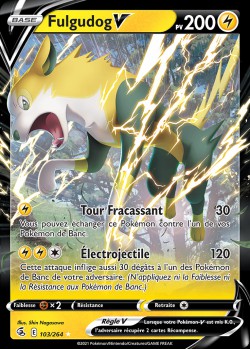 Carte Pokémon: Fulgudog V