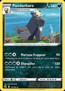 Carte Pokémon: Pandarbare