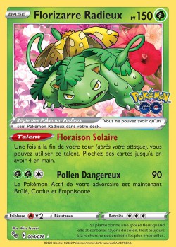 Carte Pokémon: Florizarre Radieux