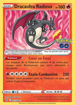 Carte Pokémon: Dracaufeu Radieux