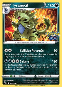 Carte Pokémon: Tyranocif