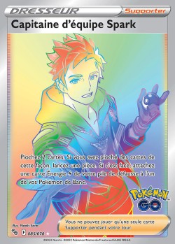 Carte Pokémon: Capitaine d'équipe Spark