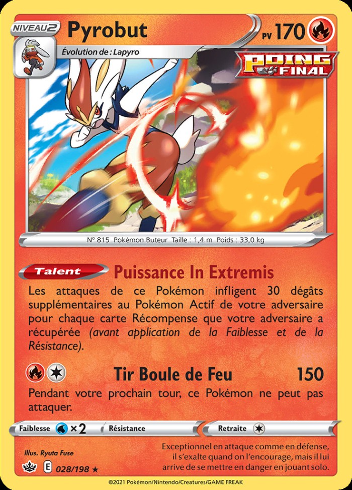 Carte Pokémon: Pyrobut