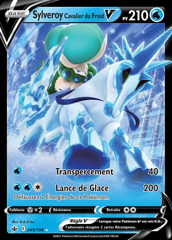 Carte Pokémon: Sylveroy Cavalier du Froid V