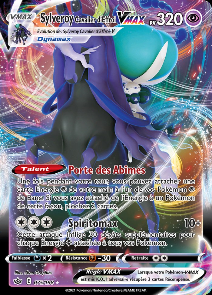 Carte Pokémon: Sylveroy Cavalier d'Effroi VMAX