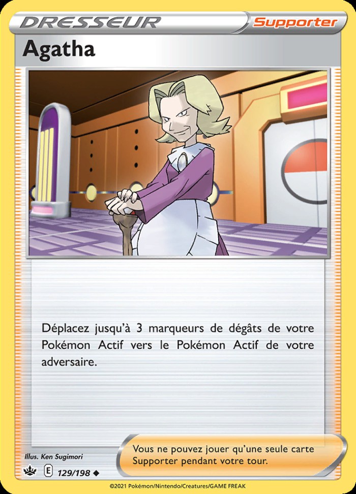 Carte Pokémon: Agatha