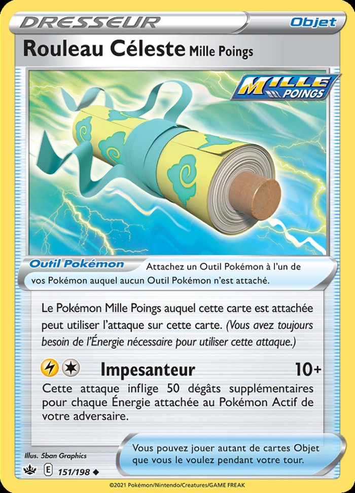 Carte Pokémon: Rouleau Céleste Mille Poings