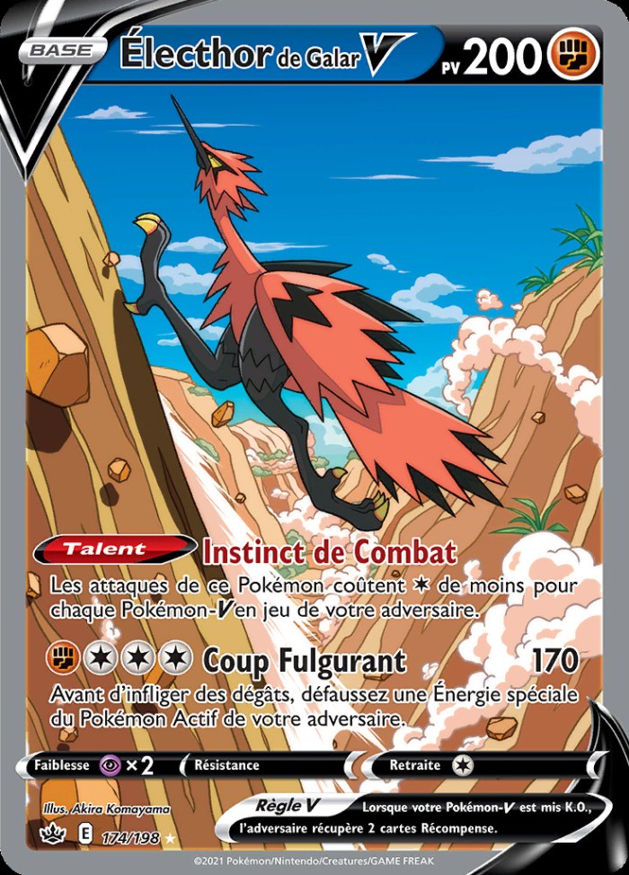 Carte Pokémon: Électhor de Galar V