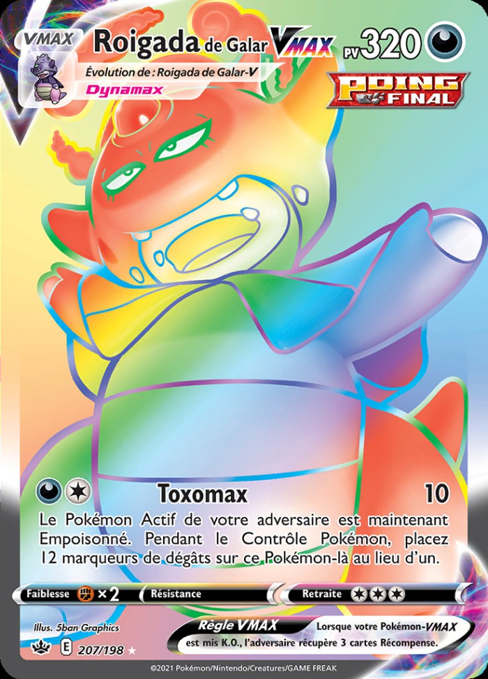 Carte Pokémon: Roigada de Galar VMAX