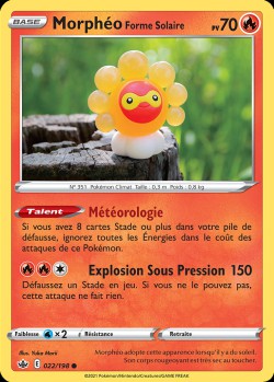 Carte Pokémon: Morphéo Forme Solaire