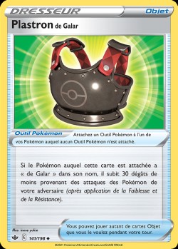 Carte Pokémon: Plastron de Galar