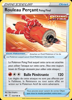 Carte Pokémon: Rouleau Perçant Poing Final