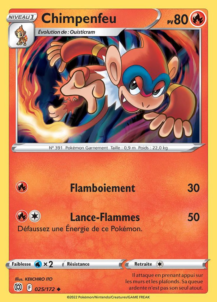 Carte Pokémon: Chimpenfeu