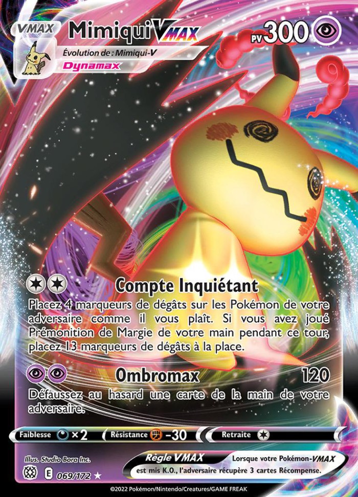 Carte Pokémon: Mimiqui VMAX