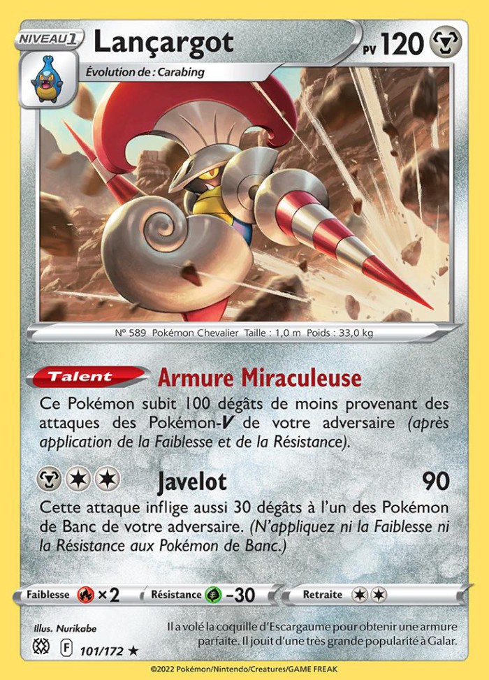 Carte Pokémon: Lançargot