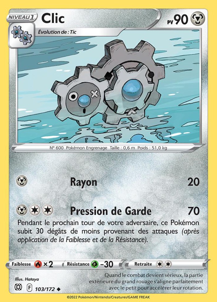 Carte Pokémon: Clic