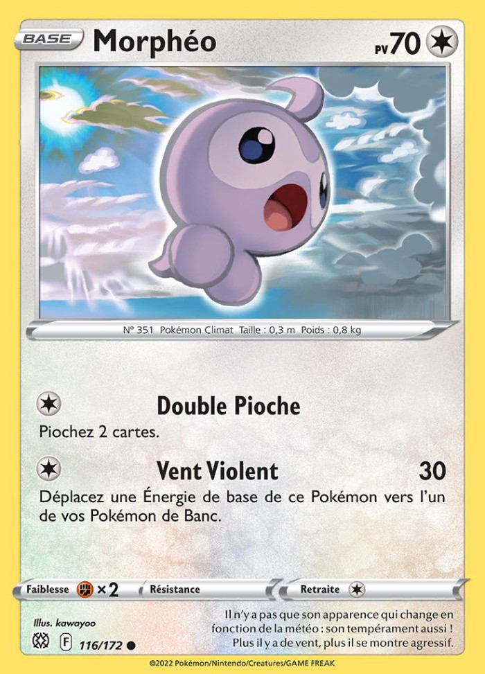 Carte Pokémon: Morphéo